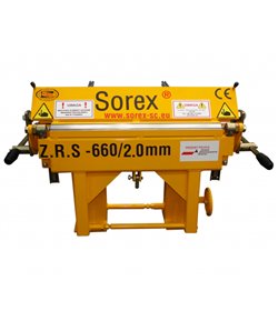 Iekārta lokšņu liekšanai SOREX ZRS 660 / 2.0mm